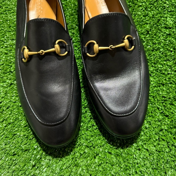 GUCCI Jordaan Leather Bit Loafers - Picture 3 of 14